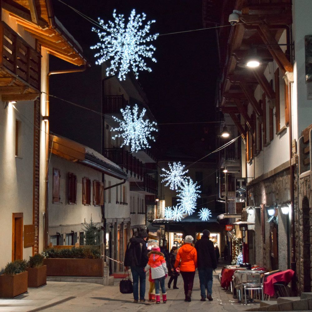 Il centro storico di Courmayeur